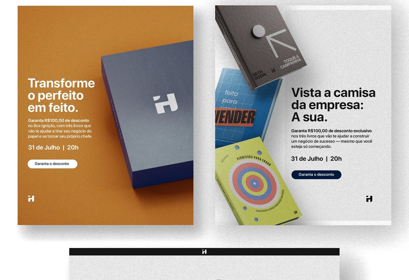 The 3D renders applied to launch campaign creatives