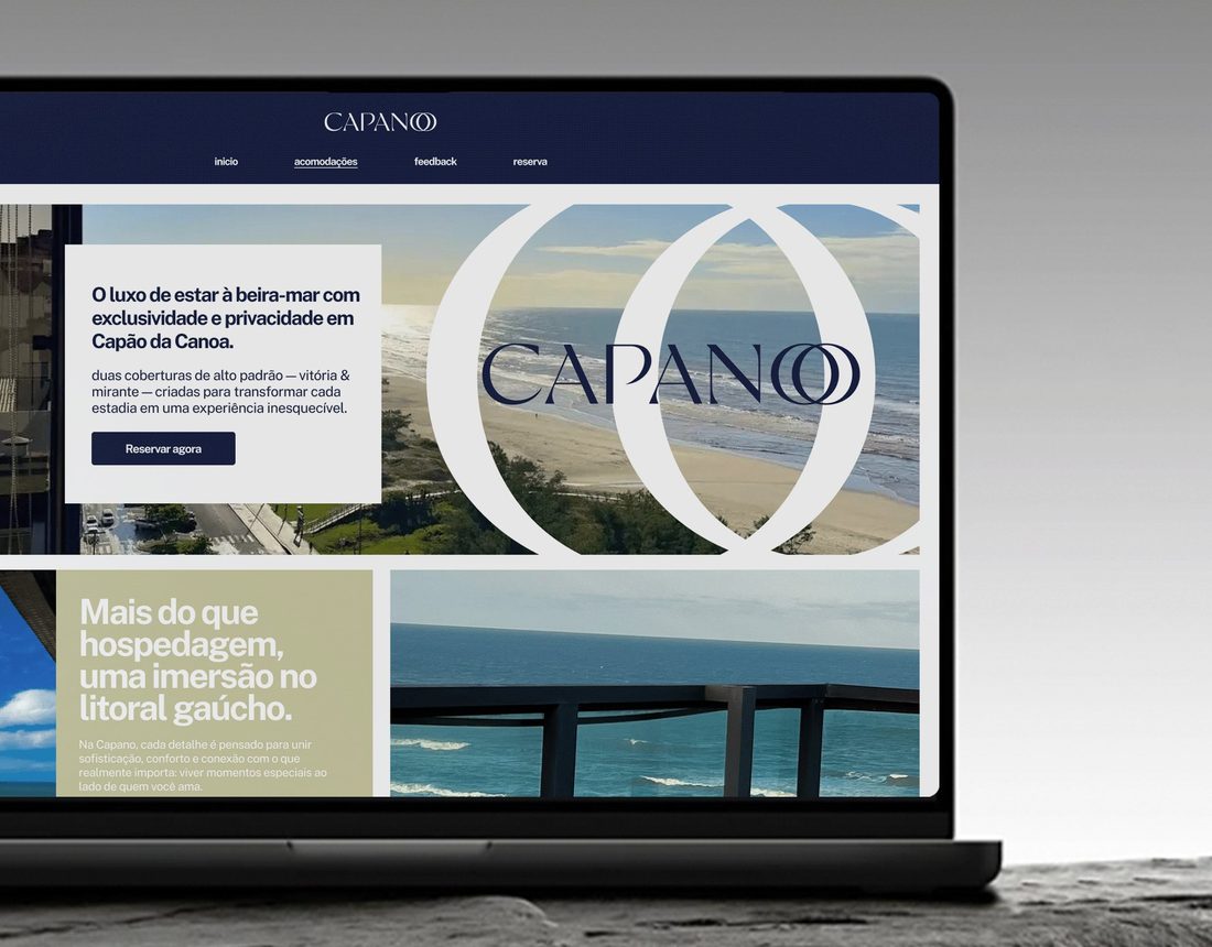 Capano seaside lodging website