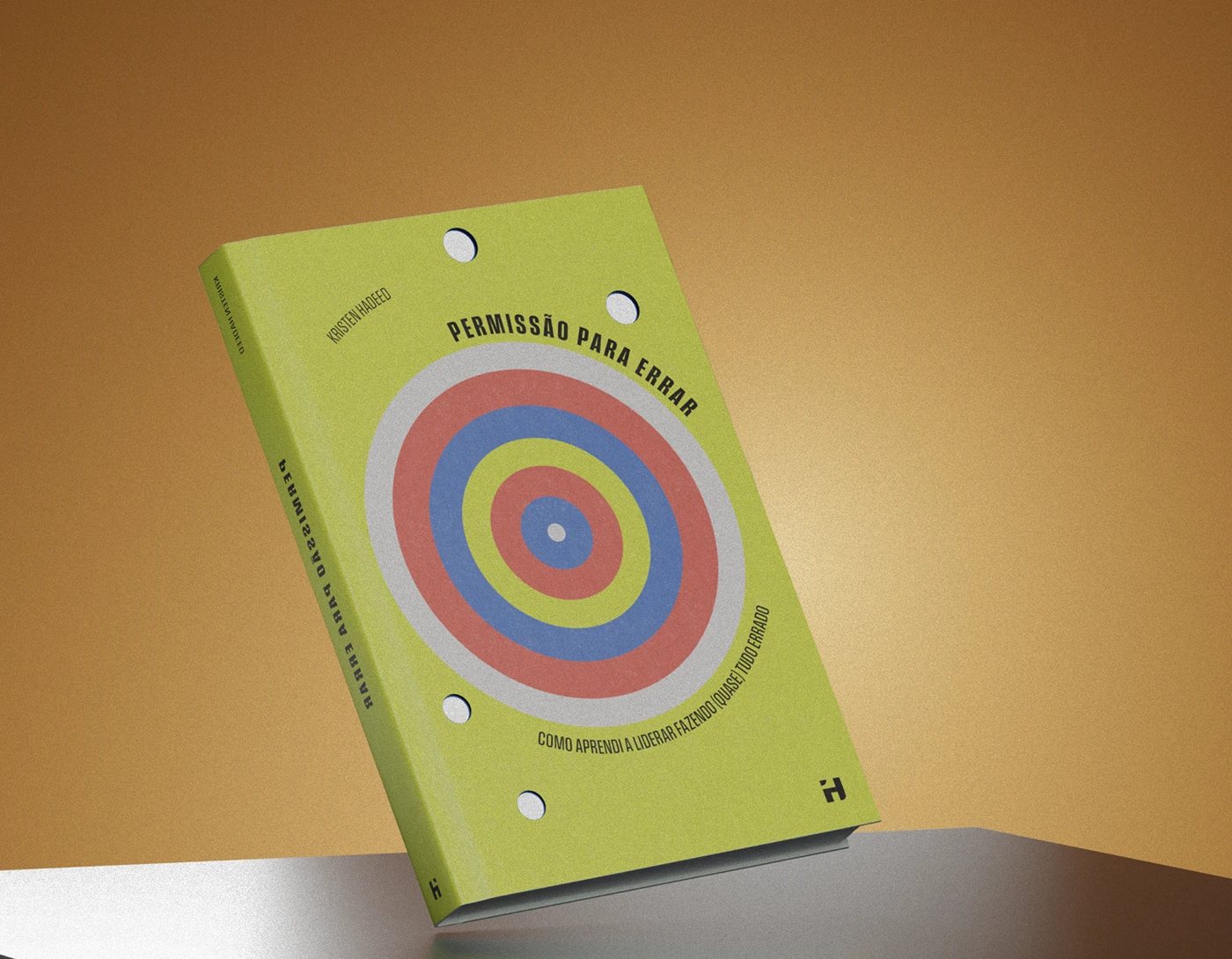 3D render of the book Permissão para Errar