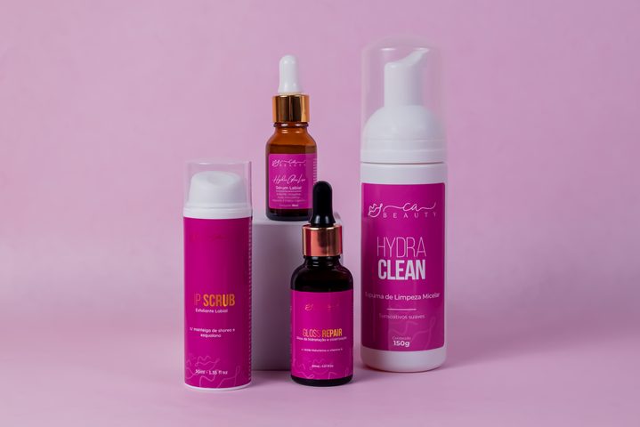 Ca Beauty Hydra Clean product line with a consistent label system
