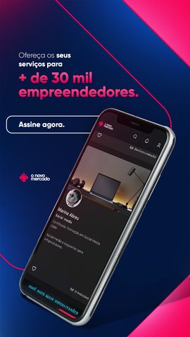 O Novo Mercado subscription story ad