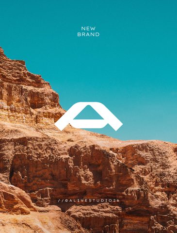 Alive Studio rebrand launch carousel, slide 1