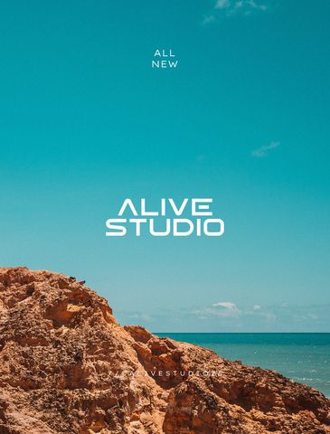 Alive Studio rebrand launch carousel, slide 2