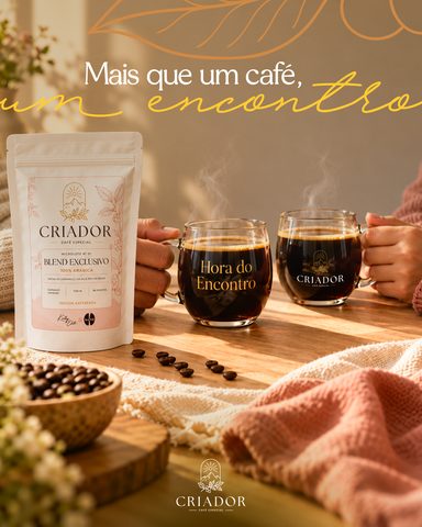 Criador post: "more than a coffee, an encounter"